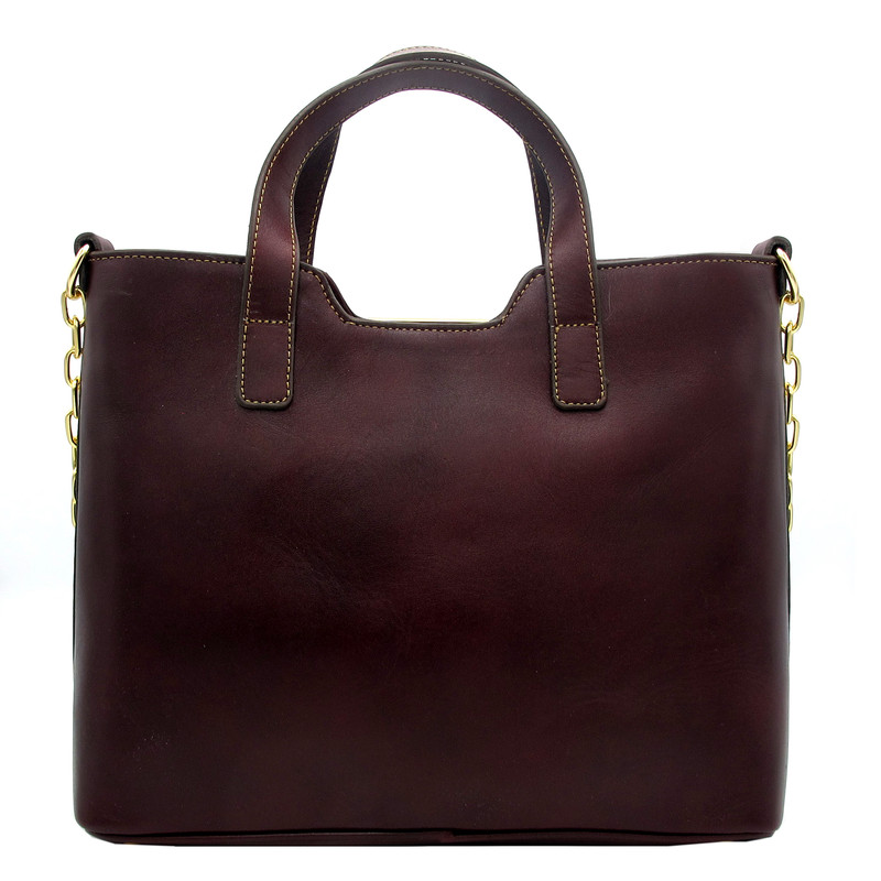 کیف دوشی زنانه مدل چرم طبیعی کد 122