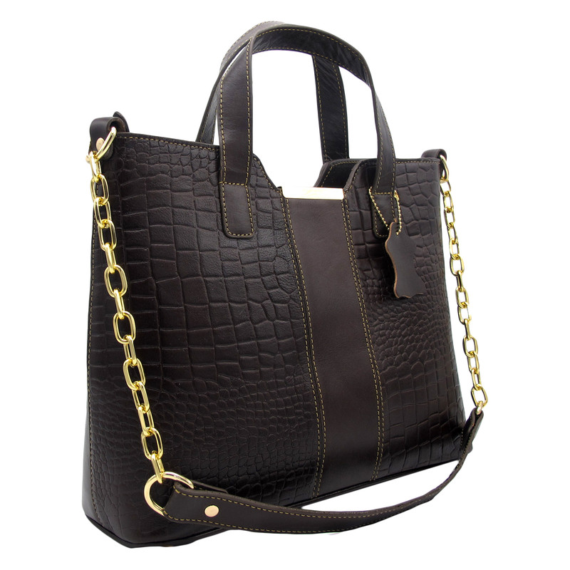 کیف دوشی زنانه مدل چرم طبیعی کد 122