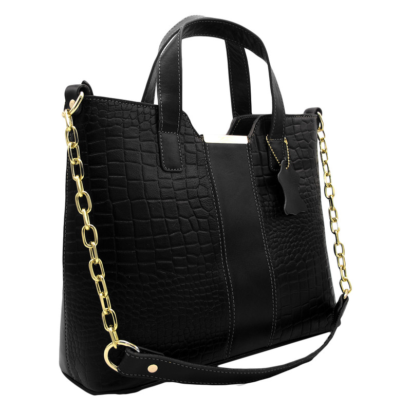 کیف دوشی زنانه مدل چرم طبیعی کد 122