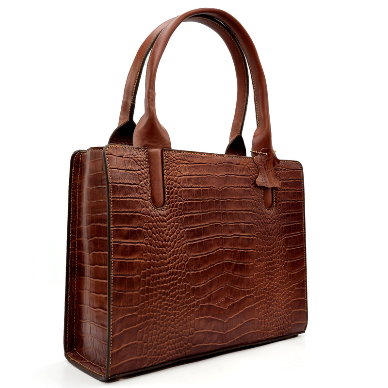 کیف دوشی زنانه مدل چرم طبیعی کد 129C