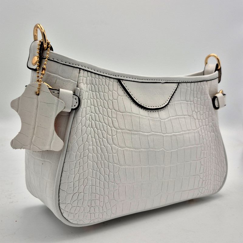 کیف دوشی زنانه مدل چرم طبیعی کد FTH119C