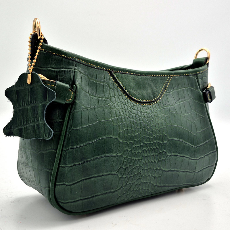 کیف دوشی زنانه مدل چرم طبیعی کد FTH119C