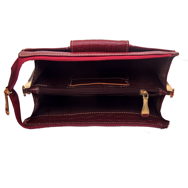 کیف دوشی زنانه مدل چرم طبیعی 130