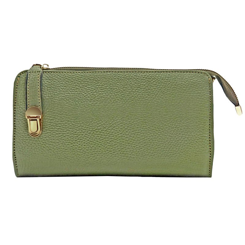 کیف دوشی زنانه مدل چرم طبیعی کد FTH136F