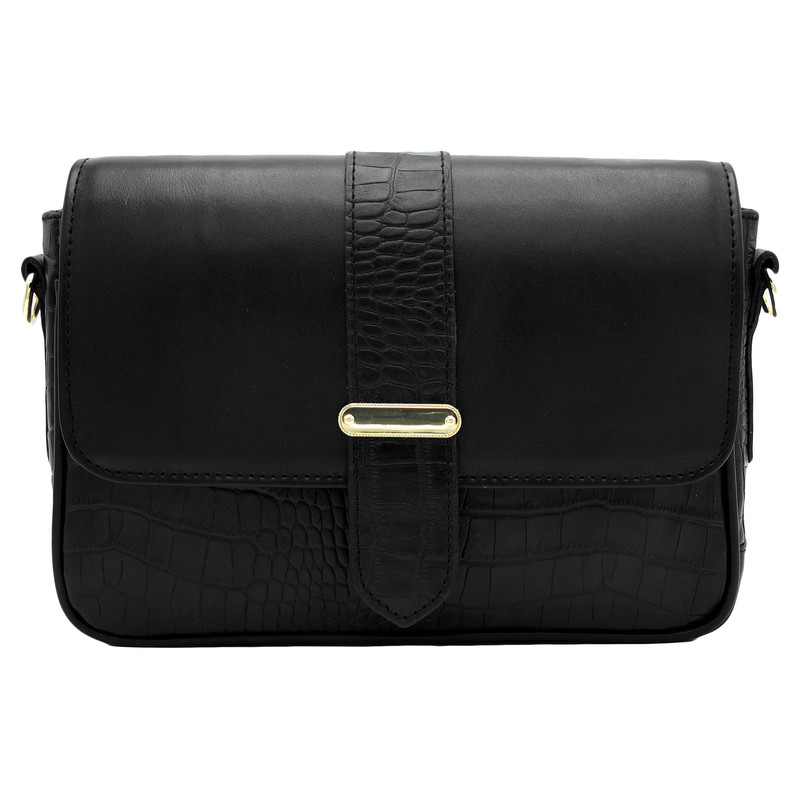 کیف دوشی زنانه مدل چرم طبیعی کد 112C