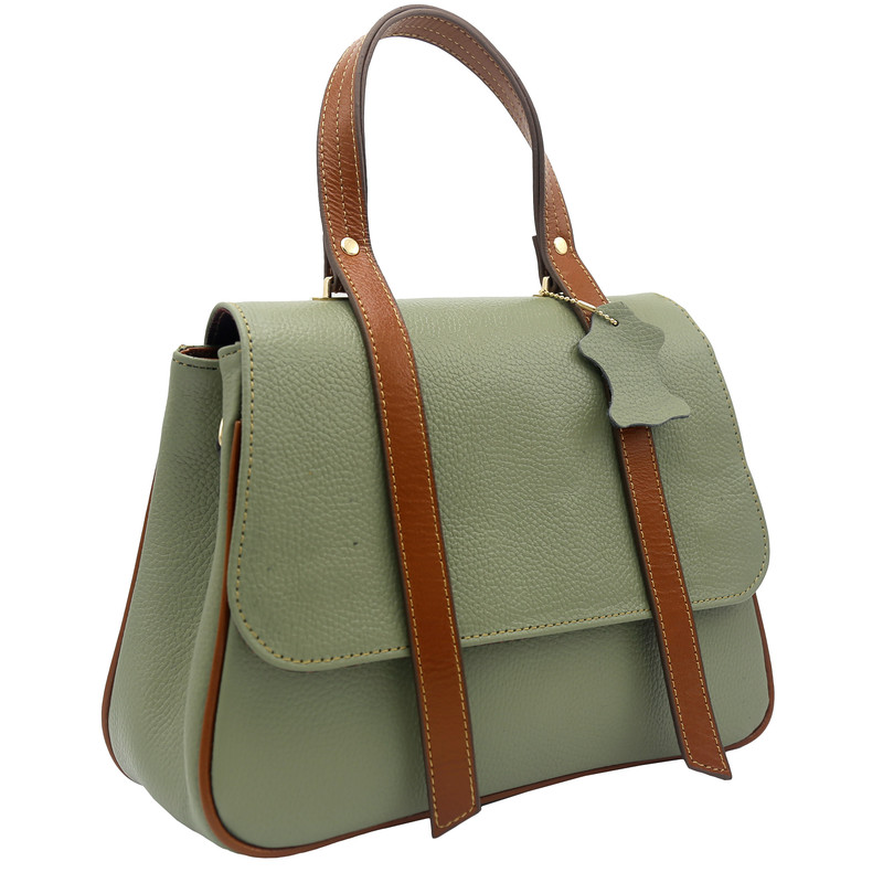 کیف دوشی زنانه مدل چرم طبیعی کد 146F