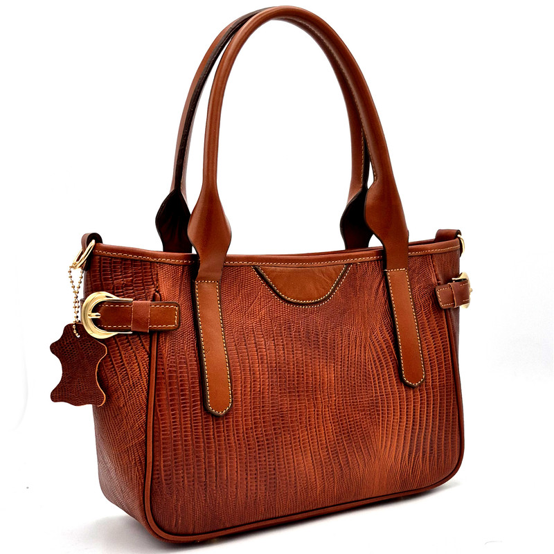 کیف دوشی زنانه مدل چرم طبیعی کد 145L