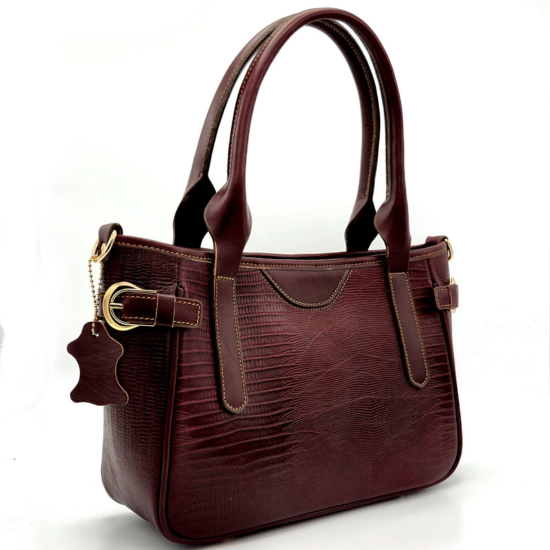 کیف دوشی زنانه مدل چرم طبیعی کد 145L