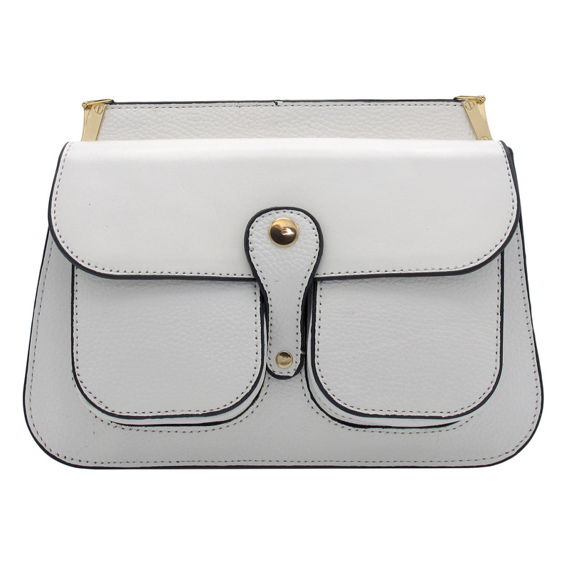 کیف دوشی زنانه مدل چرم طبیعی کد FTH116F