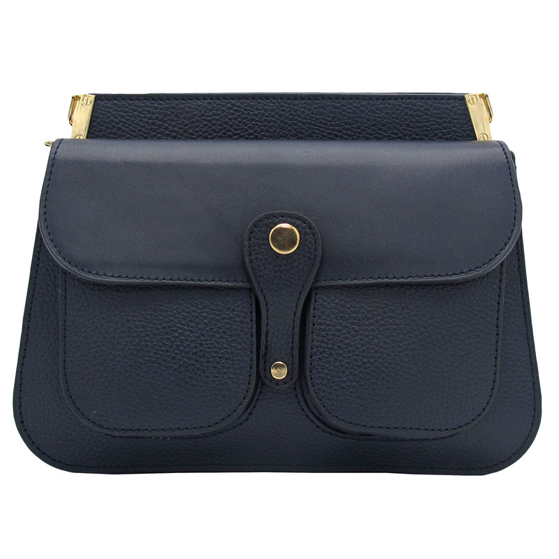 کیف دوشی زنانه مدل چرم طبیعی کد FTH116F