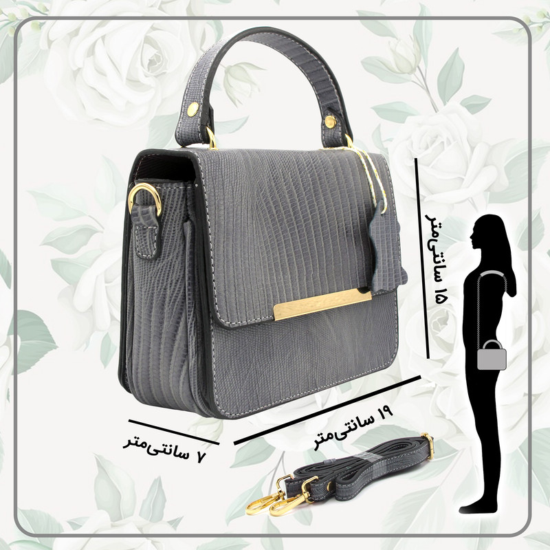 کیف دستی زنانه مدل چرم طبیعی کد FTH140-L