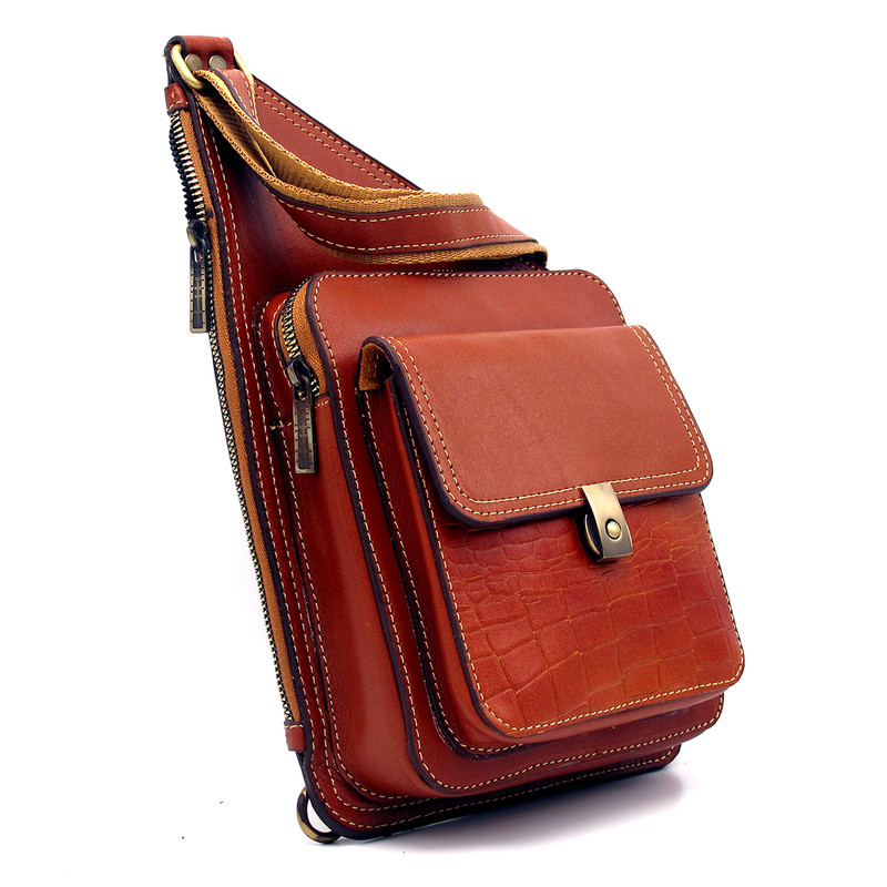 کیف کراس بادی مدل چرم طبیعی کد FTH118