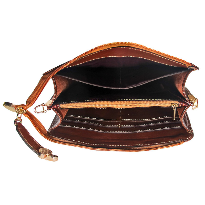 کیف دوشی زنانه مدل چرم طبیعی