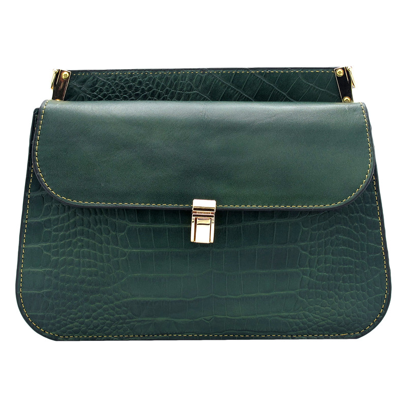 کیف دوشی زنانه مدل چرم طبیعی کد FTH116C