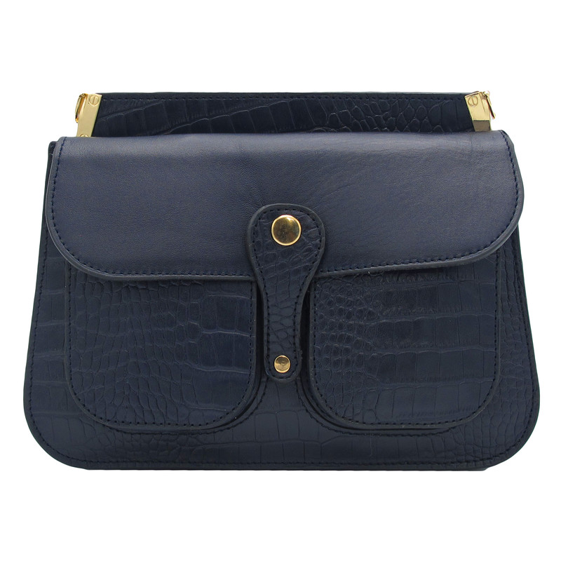 کیف دوشی زنانه مدل چرم طبیعی کد FTH116C