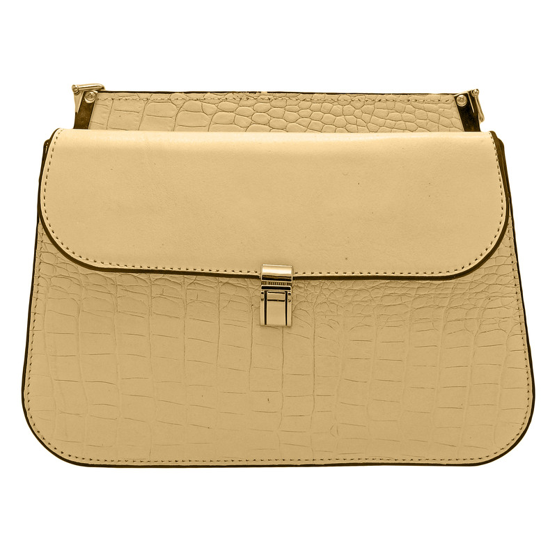 کیف دوشی زنانه مدل چرم طبیعی کد FTH116C