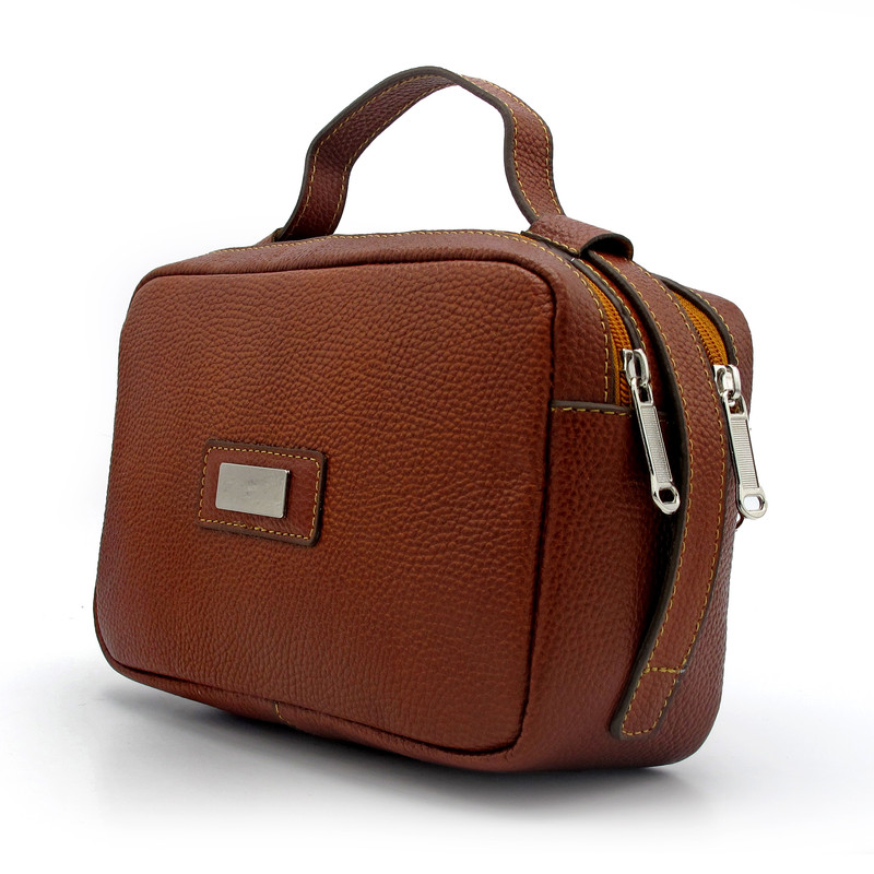 کیف دستی مردانه مدل چرم طبیعی کد FTH150F