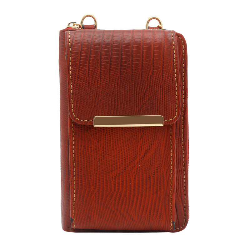 کیف پاسپورتی زنانه مدل چرم طبیعی کد FTH117L