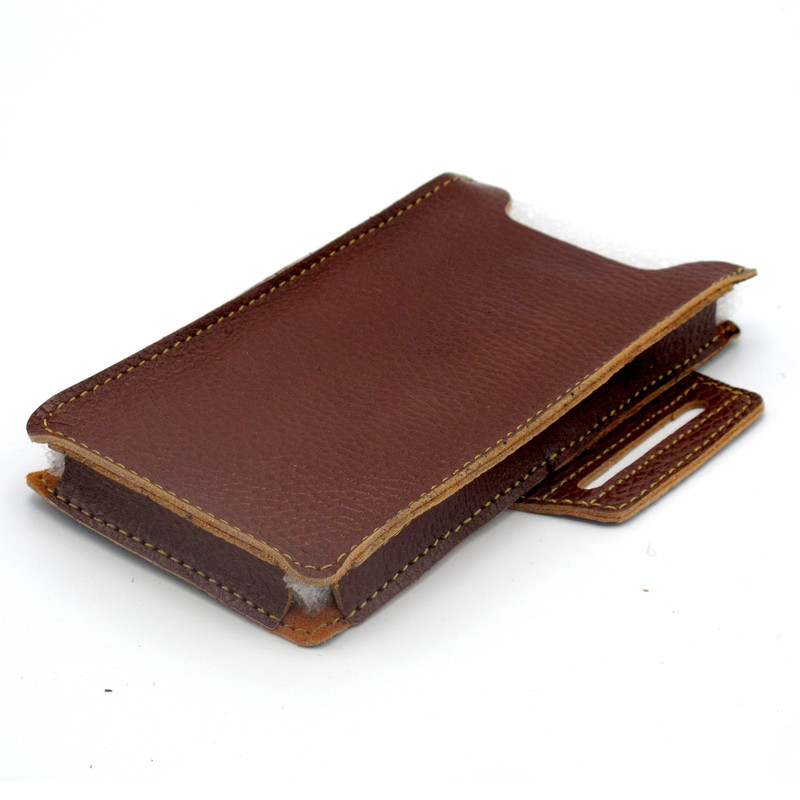 کیف مدل کمری چرم طبیعی کد FTH-M2F مناسب برای گوشی موبایل سایز 6.5 اینچ