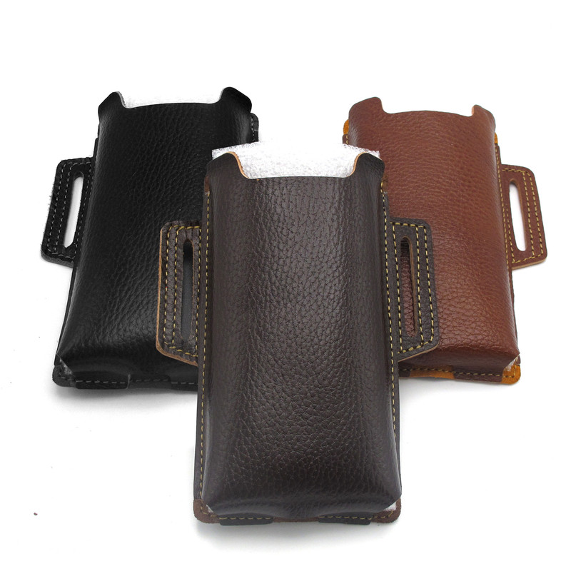 کیف مدل کمری  چرم طبیعی کد FTH-M1F مناسب برای گوشی موبایل سایز 6.5 اینچ
