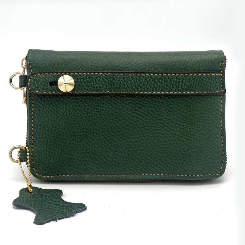 کیف دوشی زنانه مدل چرم طبیعی کد 117F