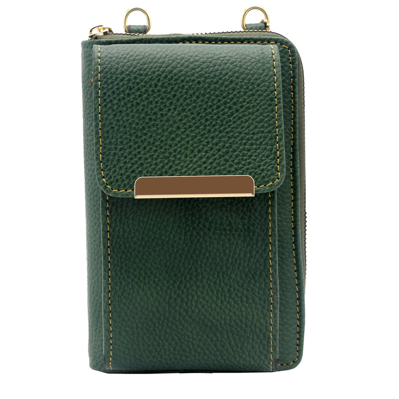 کیف دوشی زنانه مدل چرم طبیعی کد 117F