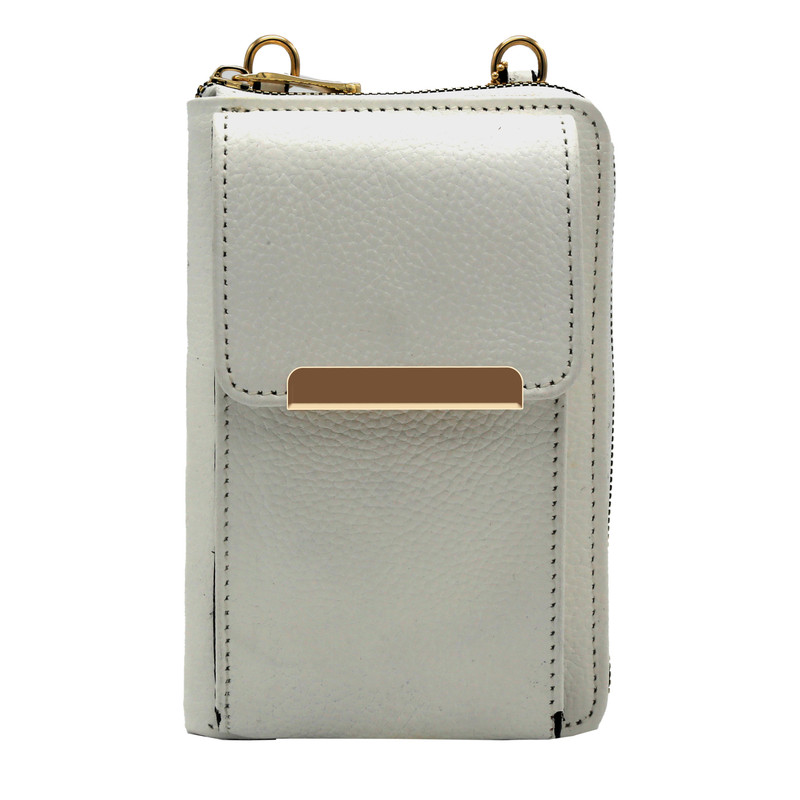 کیف دوشی زنانه مدل چرم طبیعی کد 117F