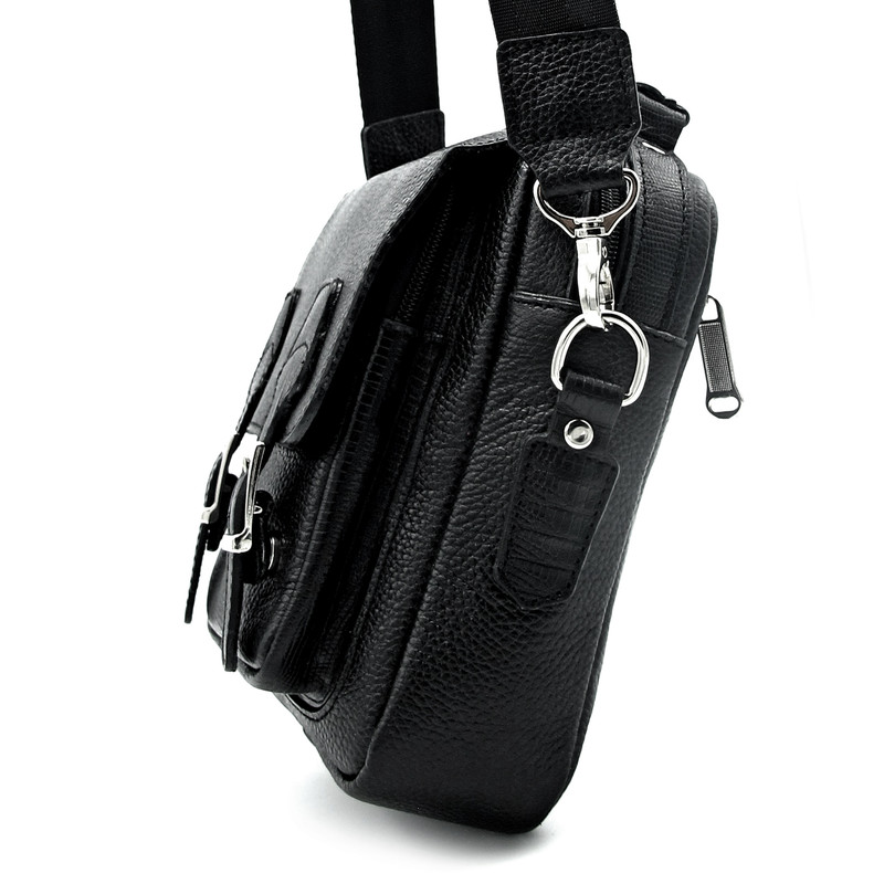 کیف رودوشی مردانه مدل چرم طبیعی کد FH127F