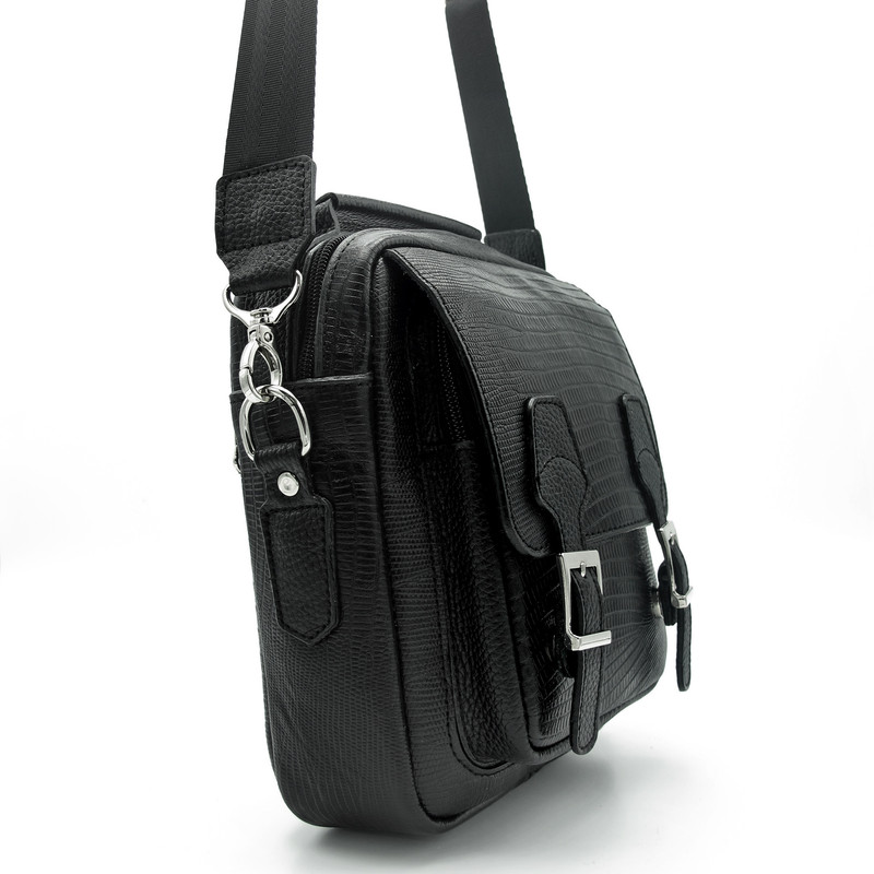 کیف رودوشی مردانه مدل چرم طبیعی کد FTH127L