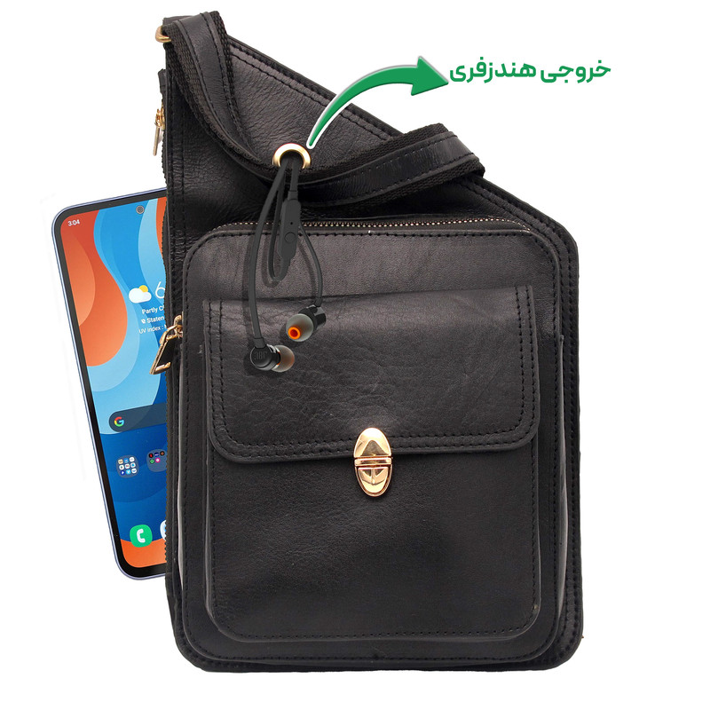 کیف کراس بادی مدل چرم طبیعی کد FTH118