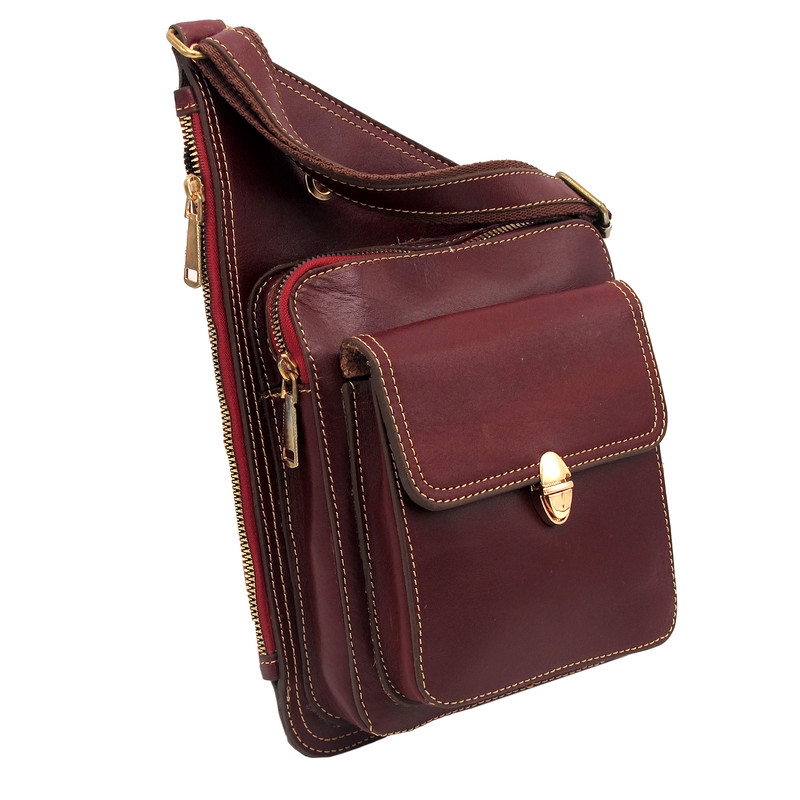 کیف کراس بادی مدل چرم طبیعی کد FTH118