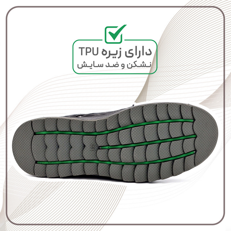 کفش روزمره مردانه مدل چرم طبیعی کد EASE - BLK