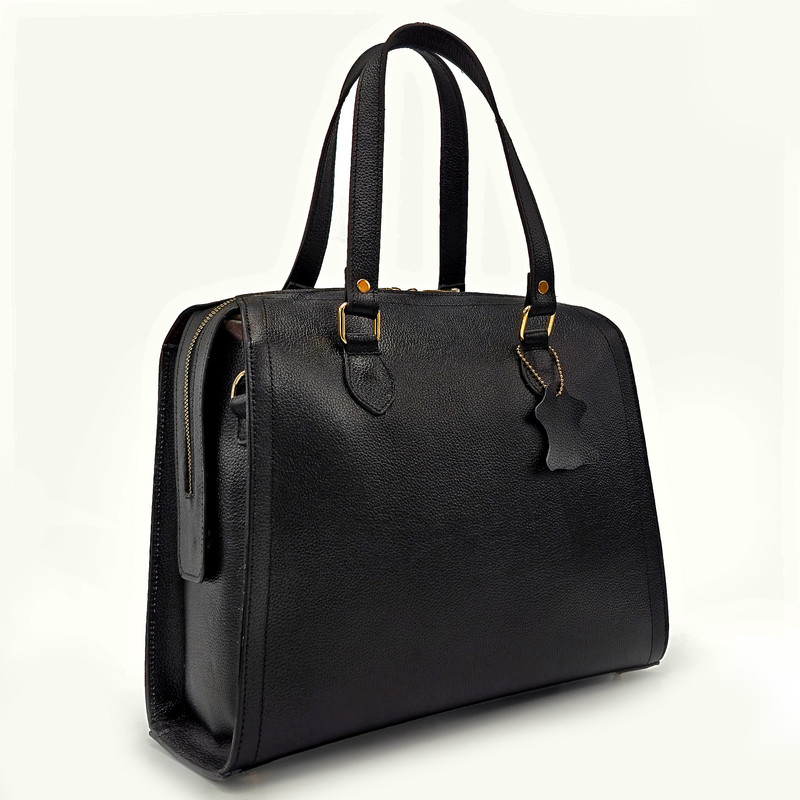 کیف دوشی زنانه مدل چرم طبیعی کد FTH147F