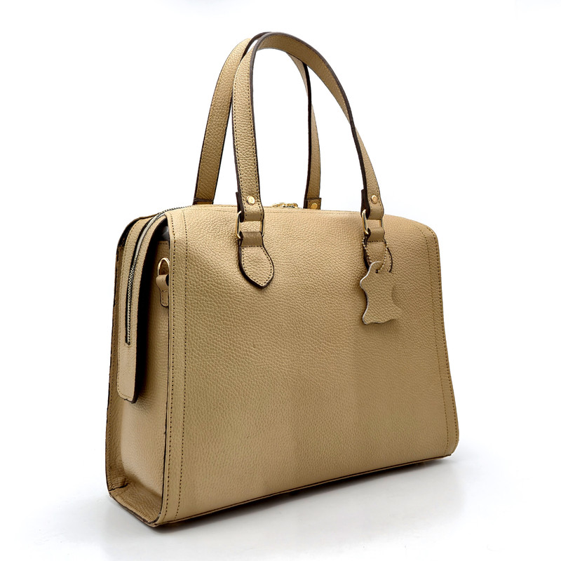 کیف دوشی زنانه مدل چرم طبیعی کد FTH147F