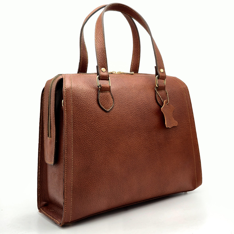 کیف دوشی زنانه مدل چرم طبیعی کد FTH147F