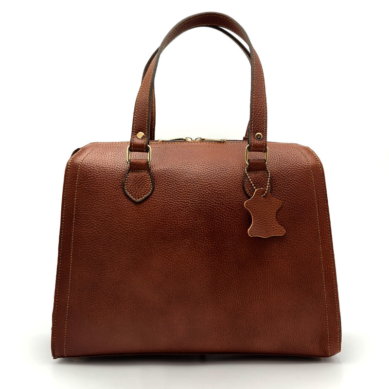 کیف دوشی زنانه مدل چرم طبیعی کد FTH147F