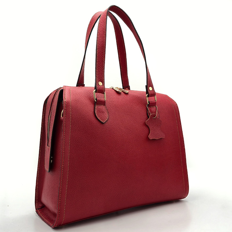 کیف دوشی زنانه مدل چرم طبیعی کد FTH147F