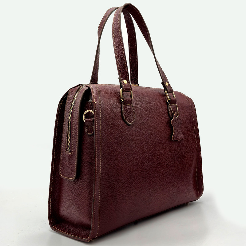 کیف دوشی زنانه مدل چرم طبیعی کد FTH147F