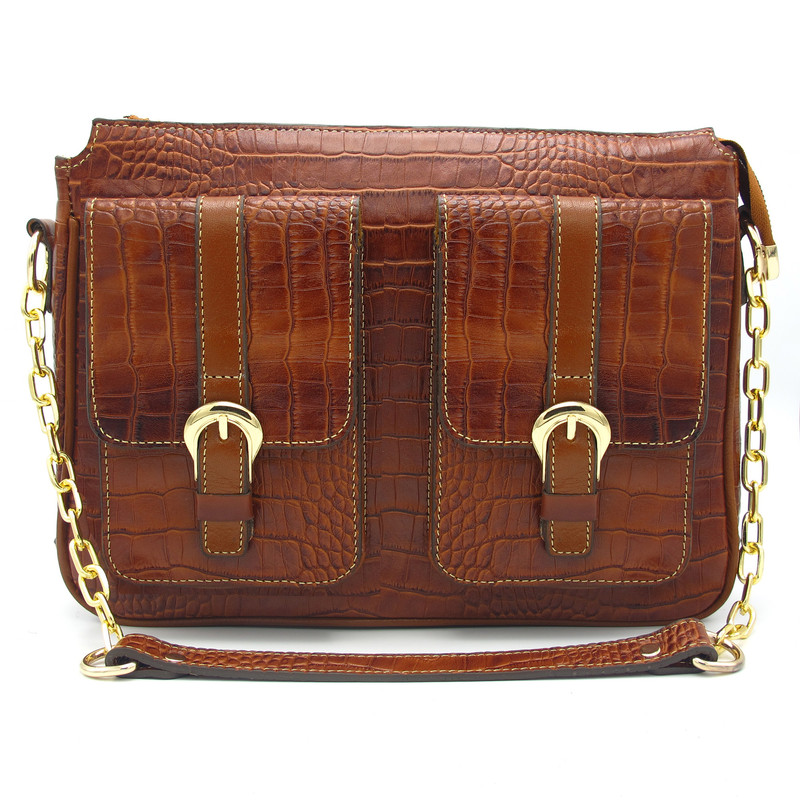 کیف رودوشی زنانه مدل چرم طبیعی کروکو FTH131