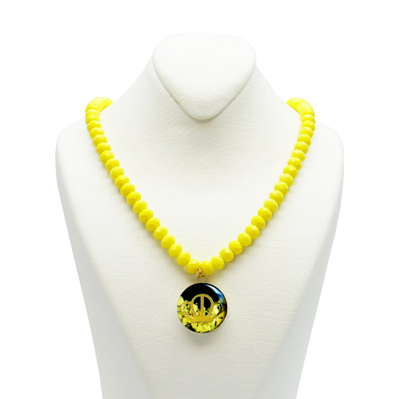 گردنبند زنانه آلتین هنر بزازیان مدل روکش طلا تاج