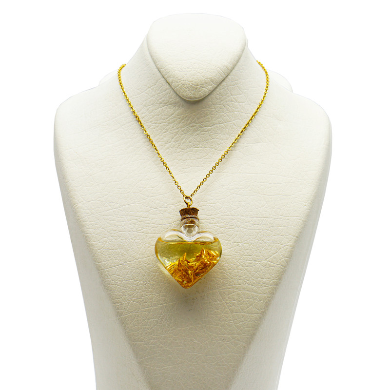 گردنبند زنانه آلتین هنر مدل براده قلب