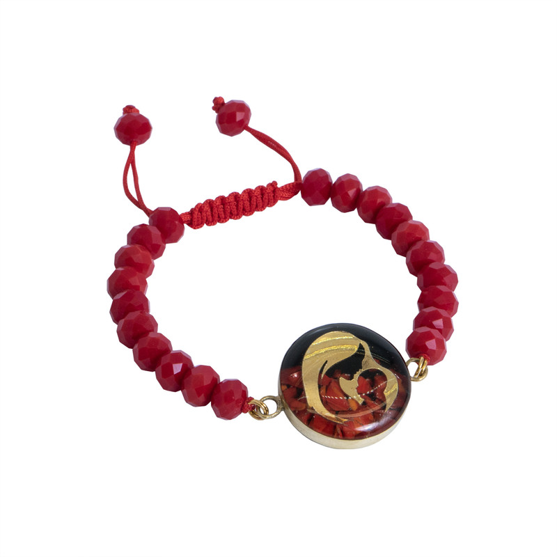 دستبند زنانه آلتین هنر مدل مهر مادری