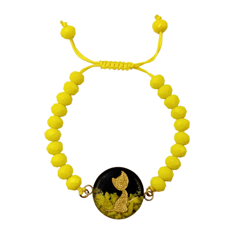 دستبند سنگی زنانه آلتین هنر بزازیان مدل گربه