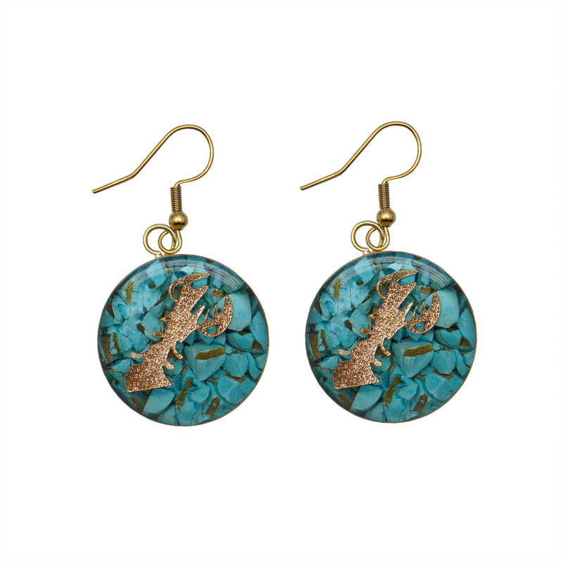 گوشواره زنانه آلتین هنر بزازیان مدل ماه بهمن