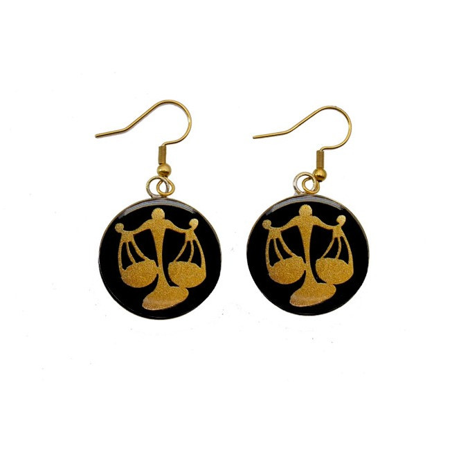 گوشواره زنانه آلتین هنر بزازیان مدل ماه مهر