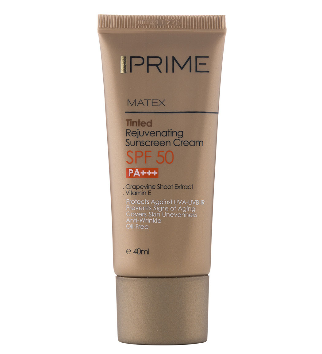 ضدآفتاب جوان کننده انواع پوست رنگی spf50 پرایم