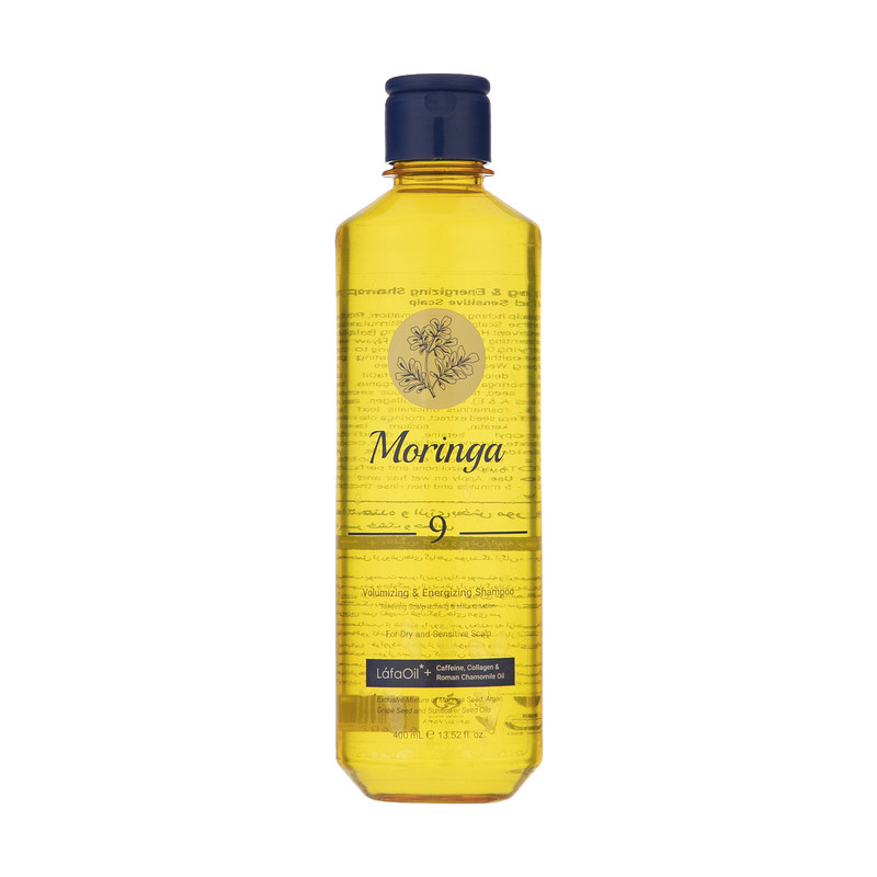 شامپو حجم دهنده 9 مو خشک400میل مورینگا