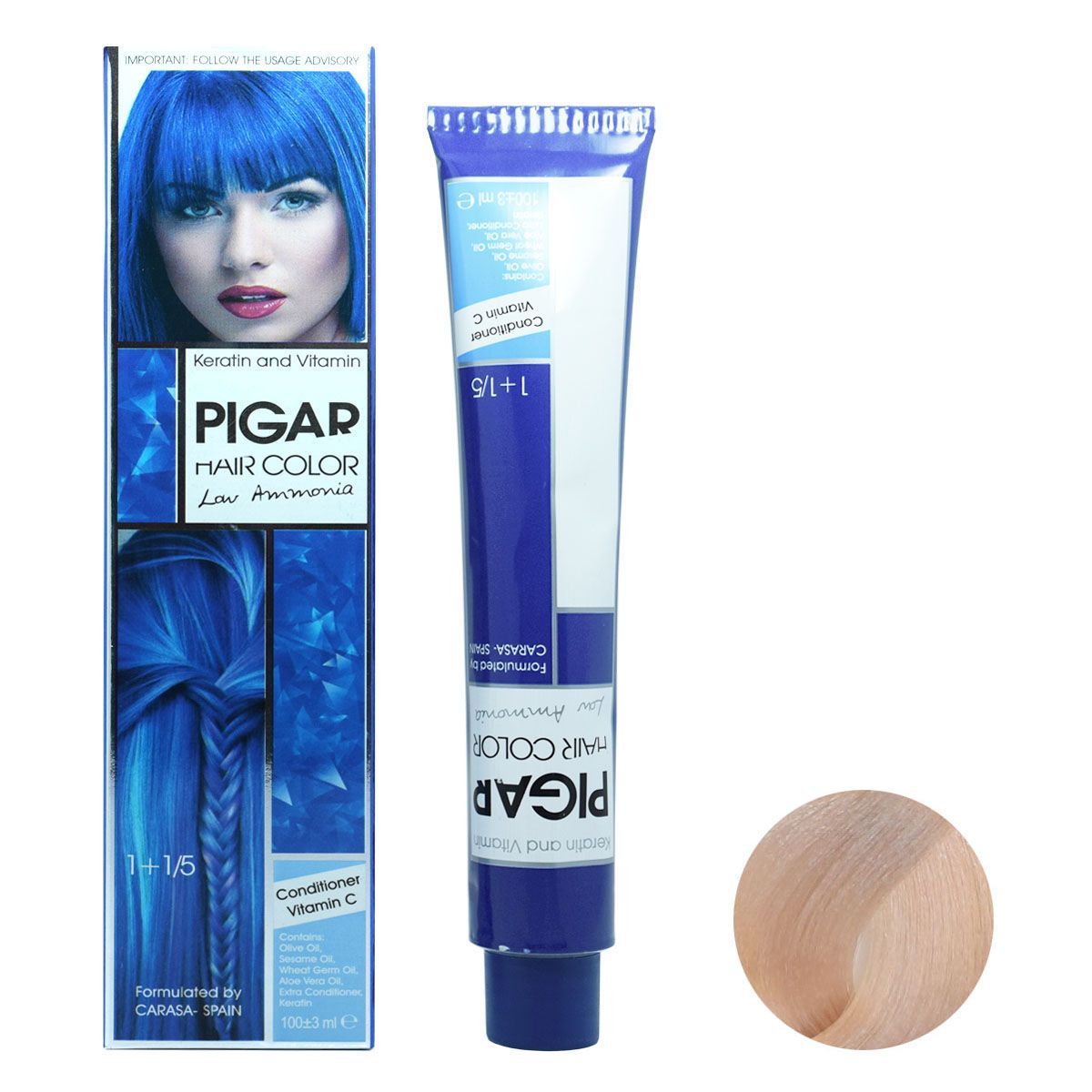 رنگ مو 12.9 پیگار