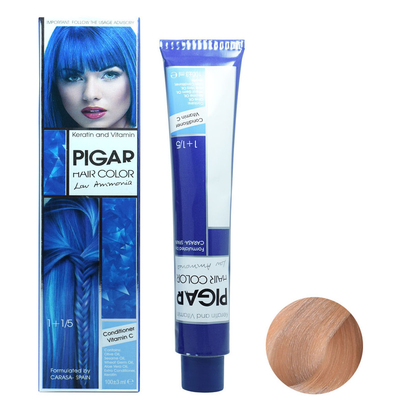 رنگ مو te9 پیگار