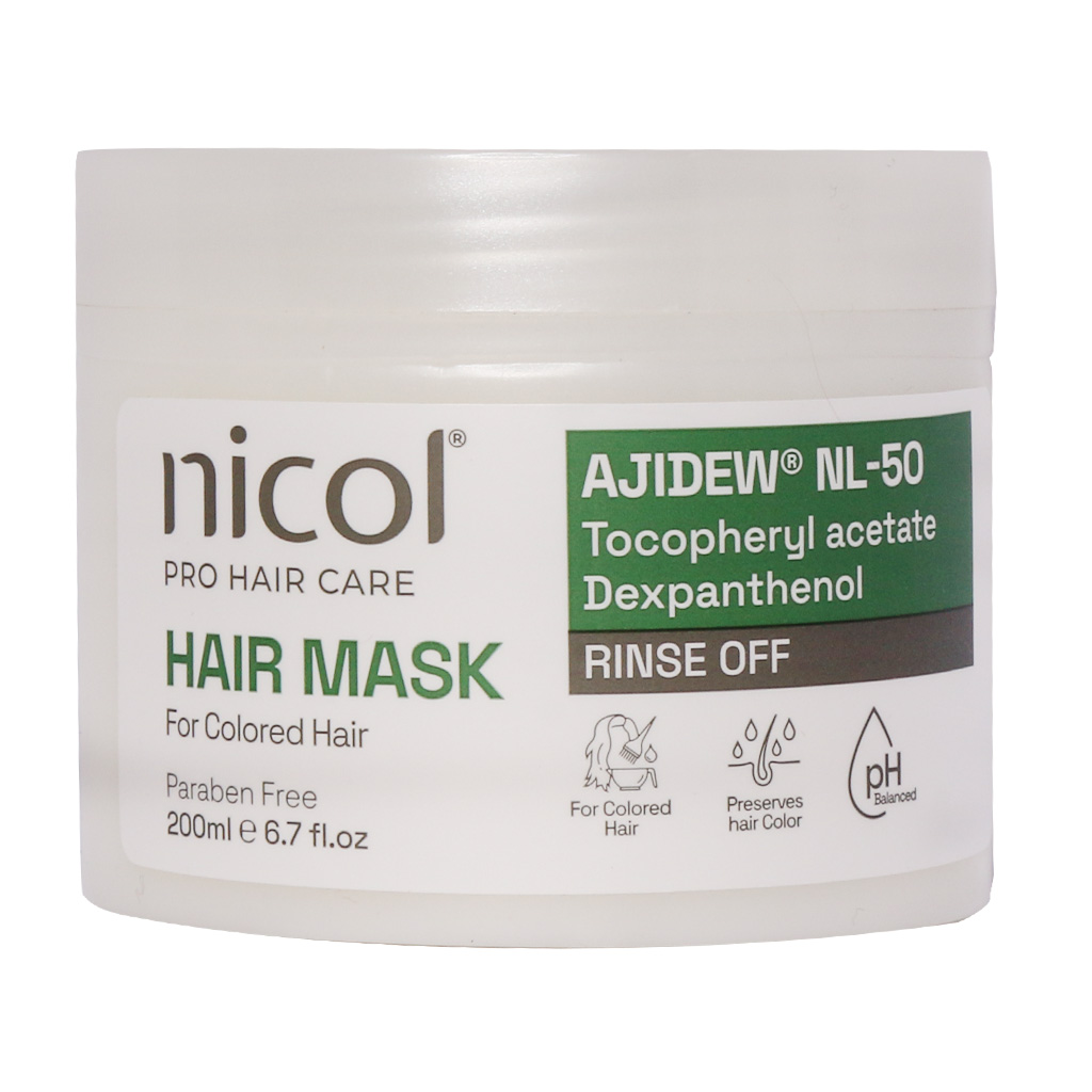 ماسک مناسب موی رنگ شده نیکول